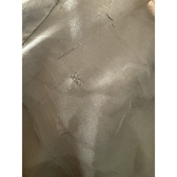 Vintage Sheer Silk Black Maxi Dress Bias Cut Medium Tank Gown Delicate Fairy - Picture 7 of 8